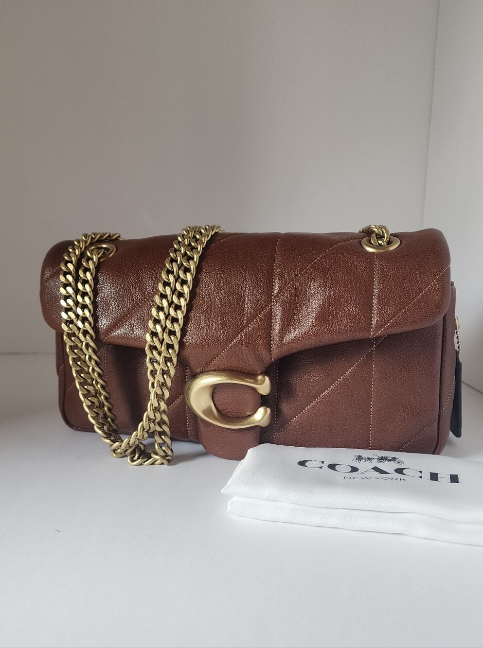 NWOT COACH Tabby 26 Quilted Soft Leather Shoulder Bag